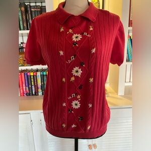Women’s vintage sweater shirt, small/medium